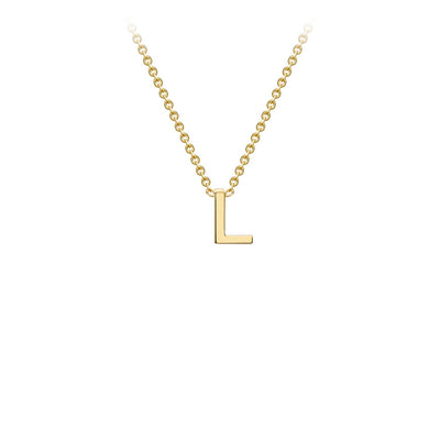 9K Gold 'L' Initial Necklace - 1.19.0161 - H&H Jewellery Pty Ltd