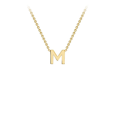 9K Gold 'M' Initial Necklace - 1.19.0162 - H&H Jewellery Pty Ltd