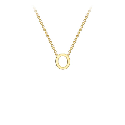 9K Gold 'O' Initial Necklace - 1.19.0164 - H&H Jewellery Pty Ltd