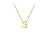 9K Gold 'S' Initial Necklace - 1.19.0168 - H&H Jewellery Pty Ltd