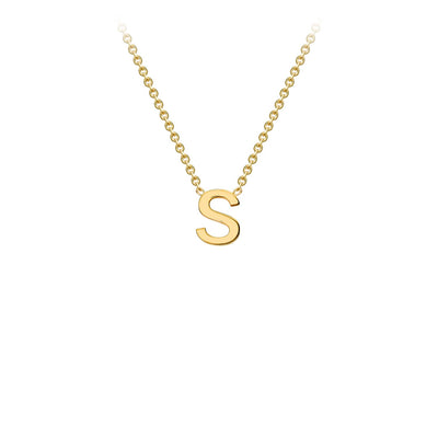 9K Gold 'S' Initial Necklace - 1.19.0168 - H&H Jewellery Pty Ltd