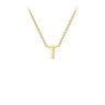 9K Gold 'T' Initial Necklace - 1.19.0169 - H&H Jewellery Pty Ltd