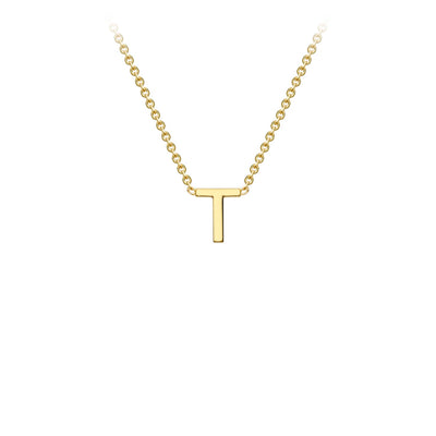 9K Gold 'T' Initial Necklace - 1.19.0169 - H&H Jewellery Pty Ltd