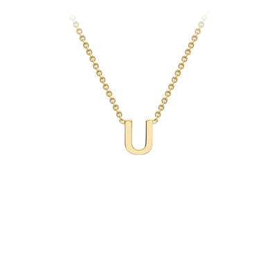 9K Gold 'U' Initial Necklace - 1.19.0170 - H&H Jewellery Pty Ltd