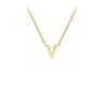9K Gold 'V' Initial Necklace - 1.19.0171 - H&H Jewellery Pty Ltd