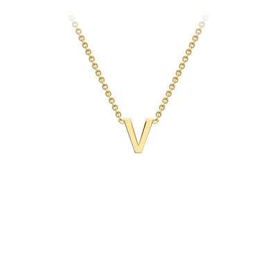 9K Gold 'V' Initial Necklace - 1.19.0171 - H&H Jewellery Pty Ltd