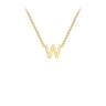 9K Gold 'W' Initial Necklace - 1.19.0172 - H&H Jewellery Pty Ltd