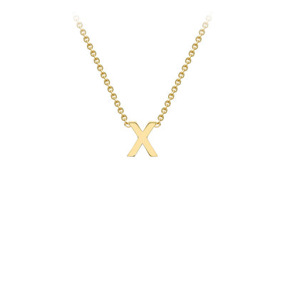 9K Gold 'X' Initial Necklace - 1.19.0173 - H&H Jewellery Pty Ltd