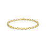 9K Yellow Gold Oval Belcher Bracelet | Gold and Diamond Bangles Melbourne | Gold and Diamond Bangles Australia | H&H Jewellery