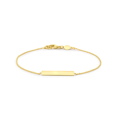 9K Gold Horizontal-Bar Bracelet | Gold and Diamond Bracelets Melbourne | Gold and Diamond Bracelets Australia | H&H Jewellery