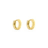 9K Yellow Gold Diamond Cut Earrings - 1.51.0919 - H&H Jewellery Pty Ltd