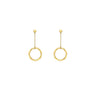 9K Yellow Gold Round Diamond Cut Chain Drop Earrings - 1.54.4569 - H&H Jewellery Pty Ltd