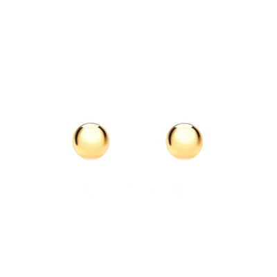 9K Yellow Gold 8mm Ball Stud Earrings - 1.55.0623 - H&H Jewellery Pty Ltd