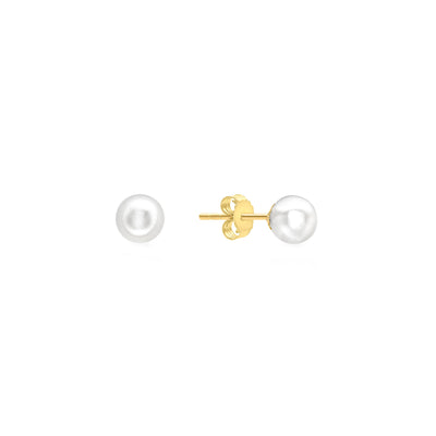 9K Yellow Gold Fresh Water Pearl Stud Earring - 1.58.7919 - H&H Jewellery Pty Ltd