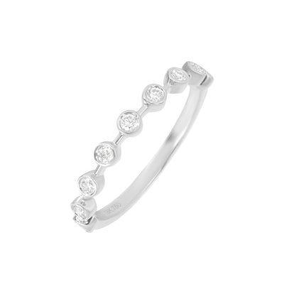 18K White Gold Tdw. 0.20ct Diamond Ring - 20729257 - H&H Jewellery Pty Ltd