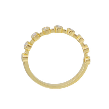 18K Yellow Gold Tdw. 0.20ct Diamond Ring - 20729240 - H&H Jewellery Pty Ltd