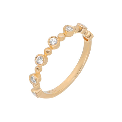 18K Rose Gold Tdw. 0.25ct Diamond Ring - 20719270 - H&H Jewellery Pty Ltd