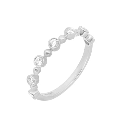 18K White Gold Tdw. 0.25ct Diamond Ring - 20719265 - H&H Jewellery Pty Ltd