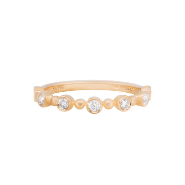 18K Rose Gold Tdw. 0.25ct Diamond Ring - 20719270 - H&H Jewellery Pty Ltd