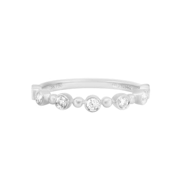 18K White Gold Tdw. 0.25ct Diamond Ring - 20719265 - H&H Jewellery Pty Ltd
