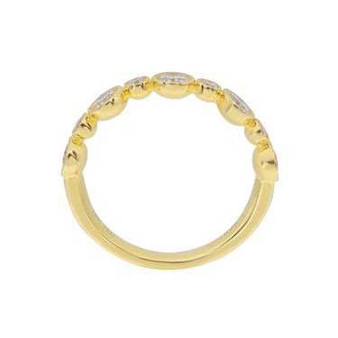 18K Yellow Gold Tdw. 0.80ct Diamond Ring - 20729271 - H&H Jewellery Pty Ltd