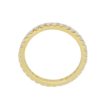 18K Yellow Gold Tdw. 0.65ct Diamond Band Ring - 20729332 - H&H Jewellery Pty Ltd