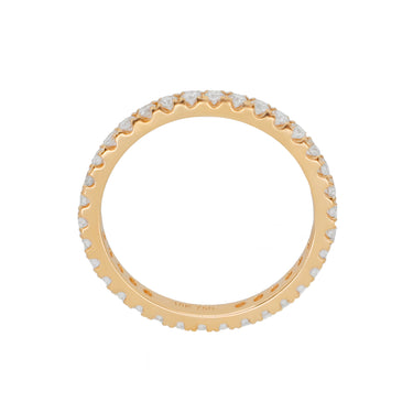 18K Rose Gold Tdw. 0.65ct Diamond Band Ring - 20729349 - H&H Jewellery Pty Ltd