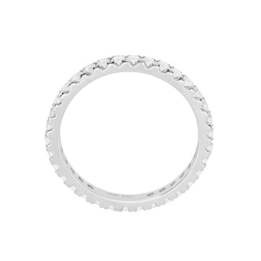 18K White Gold Tdw. 0.65ct Diamond Band Ring - 20729325 - H&H Jewellery Pty Ltd