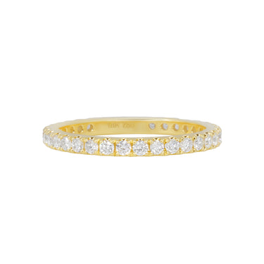 18K Yellow Gold Tdw. 0.65ct Diamond Band Ring - 20729332 - H&H Jewellery Pty Ltd