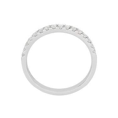 18K White Gold Tdw. 0.26ct Diamond Band Ring - 20729356 - H&H Jewellery Pty Ltd