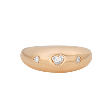 18K Rose Gold Tdw. 0.26ct Diamond Ring - 20729691 - H&H Jewellery Pty Ltd