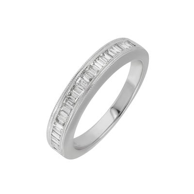 18K White Gold With Diamond Ring | White Gold Jewellery Melbourne | White Gold Jewellery Australia | H&H Jewellery 