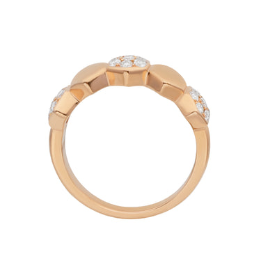 18K Rose Gold Tdw. 0.40ct Diamond Ring - 20729431 - H&H Jewellery Pty Ltd