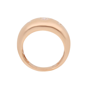 18K Rose Gold Tdw. 0.26ct Diamond Ring - 20729691 - H&H Jewellery Pty Ltd