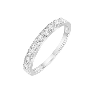 9K White Gold Tdw. 0.20ct Diamond Ring - 20695439 - H&H Jewellery Pty Ltd