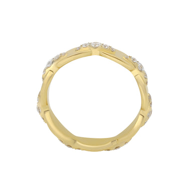 18K Yellow Gold Tdw. 0.55ct Diamond Ring - 20729417 - H&H Jewellery Pty Ltd