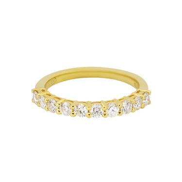 18K Yellow Gold Tdw. 0.67ct Diamond Band Ring - 20729387 - H&H Jewellery Pty Ltd