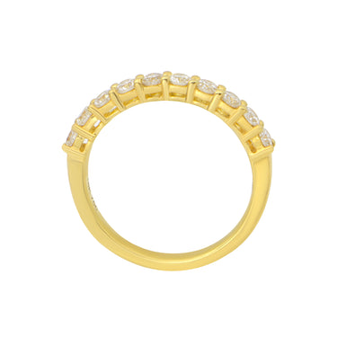 18K Yellow Gold Tdw. 0.67ct Diamond Band Ring - 20729387 - H&H Jewellery Pty Ltd
