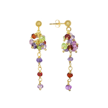 9K Yellow Gold Nature Gemstone Earring - 20729820 - H&H Jewellery Pty Ltd