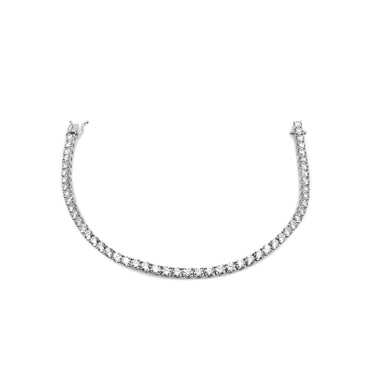 18K White Gold With Diamond Tennis Bracelet | White Gold Jewellery Melbourne | White Gold Jewellery Australia | H&H Jewellery