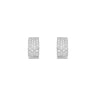 18K White Gold Tdw. 1.04ct Diamond Huggies Earring - 20693886 - H&H Jewellery Pty Ltd