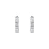18K White Gold Tdw. 0.62ct Diamond Huggies Earring - 20692988 - H&H Jewellery Pty Ltd