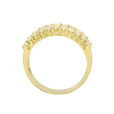 18K Yellow Gold Tdw. 0.89ct Diamond Ring - 20730246 - H&H Jewellery Pty Ltd