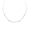 18K White Gold Tdw. 0.38ct Diamond Chain Necklace - 20727802 - H&H Jewellery Pty Ltd