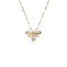 18K Yellow Gold Tdw. 0.41ct Diamond Bee Pendant - 20727642 - H&H Jewellery Pty Ltd