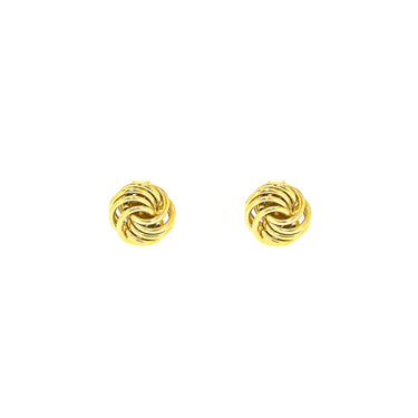 9K Yellow Gold Knot Stud Earrings | Gold Stud Earrings Melbourne | Gold Stud Earrings Australia | H&H Jewellery