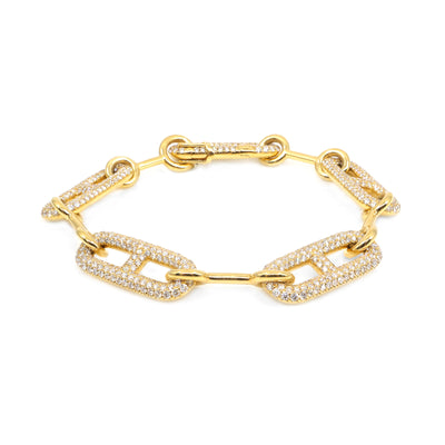 18K Yellow Gold Tdw 4.62ct Bracelet | Gold and Diamond Bracelet Melbourne | Gold and Diamond Bracelet Australia | H&H Jewellery