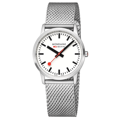 Mondaine - Simply Elegant 41mm Watch A638.30350.16SBM - H&H Jewellery Pty Ltd
