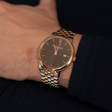Raymond Weil - Toccata Men's Rose Gold Black Dial Quartz Watch, 39mm | Raymond Weil Melbourne | Raymond Weil Australia | H&H Jewellery