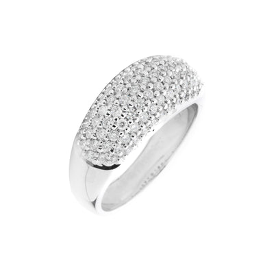 18K White Gold Tdw. 1.00ct Diamond Pave Ring - 20214593 - H&H Jewellery Pty Ltd